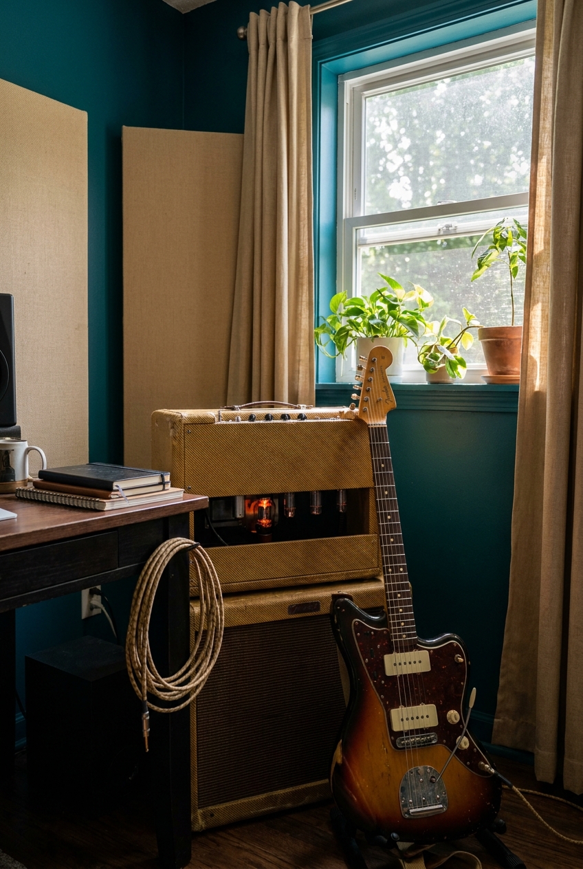 Combo valvolare in home studio